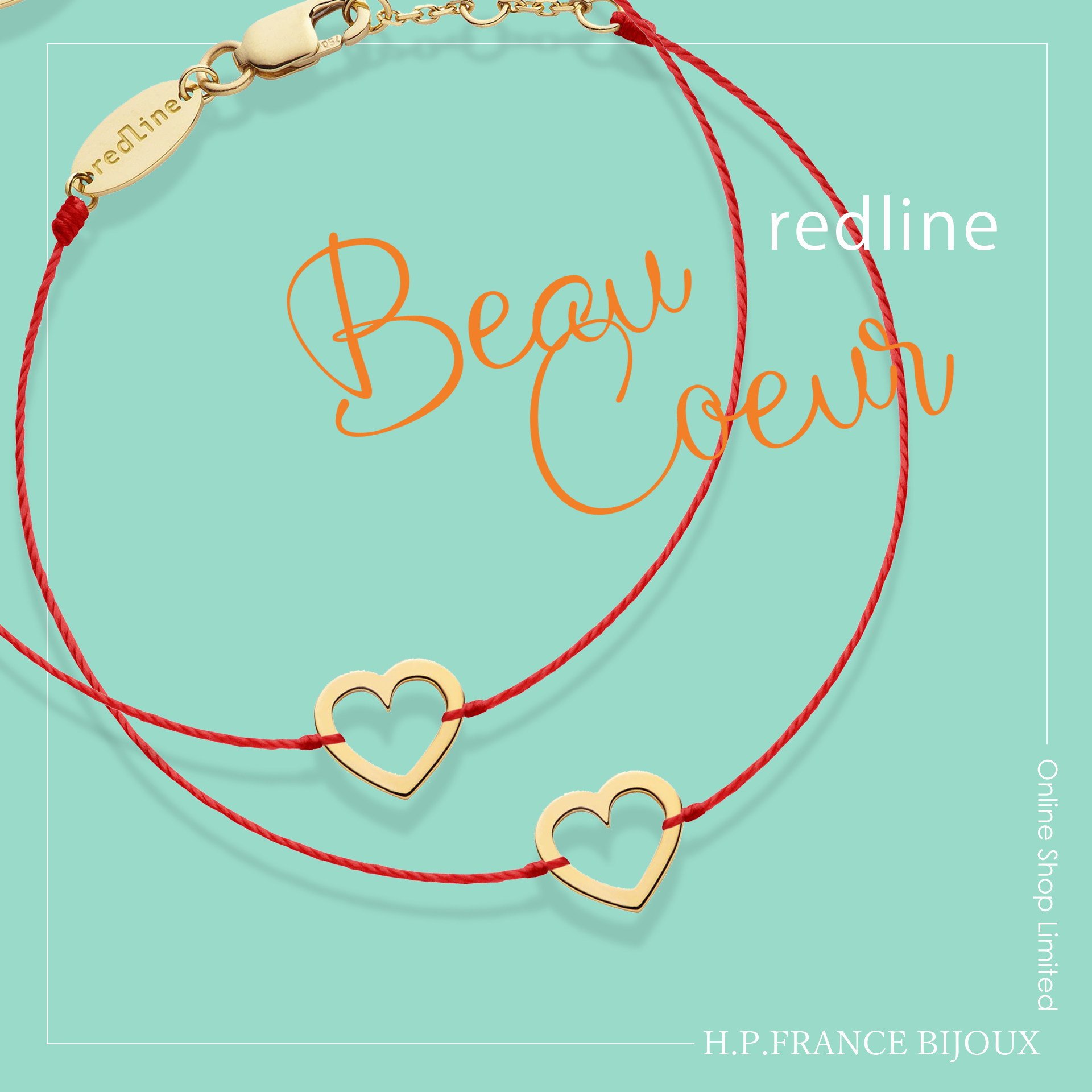 REDLINE ”Beau Coeur” オンラインショップ限定ブレスレット発売｜H.P.